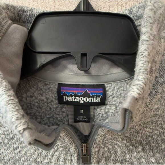 Patagonia Womens Size Medium Better Sweater Fleece Quarter‎ Zip Grey - Picture 3 of 8